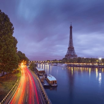 Jeu Puzzle Casse-tête en ligne Paysages Seine Tour Eiffel Paris