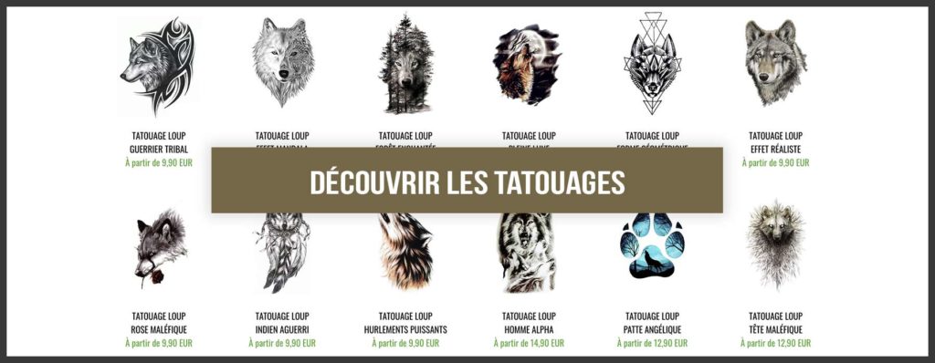 Tatouage loup