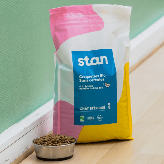 Croquettes StanBio sans céréales pour chat stérilisé