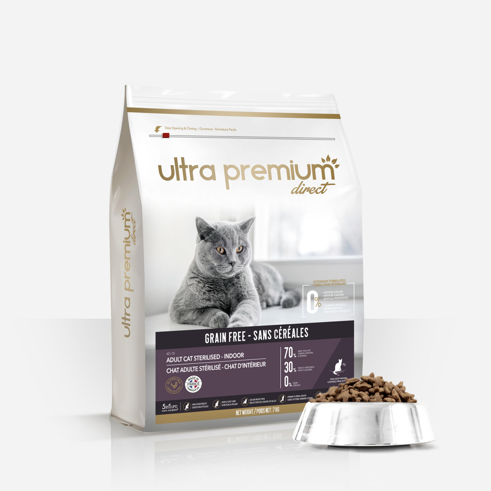 Des croquettes pour chat stérilisé Ultra Premium à prix d'usine
