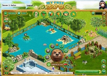 Jeu gratuit de gestion d'un zoo My Free Zoo