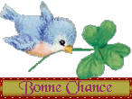 Blinkies - Image gif animée Animaux : Oiseau Bonne chance