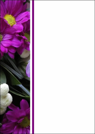Cartes postales de Condoléances Animaux et Nature : Fleurs - à personnaliser