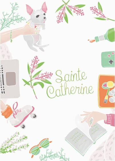 Cartes postales Ste Catherine : Vie moderne