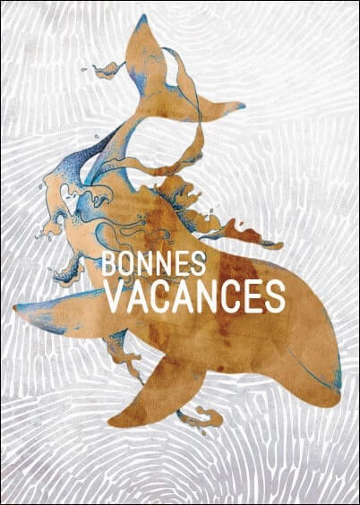 Cartes postales Vacances : Bonnes vacances à la mer