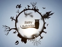 Fond d'écran Animaux d'Halloween - Symboles