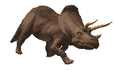 Téléchargez des Images gif animées - Animaux : les Dinosaures - Tricératops