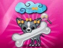 Jeu gratuit en ligne sur les animaux - Funny Doggy Hidden bones - Os cachés du chien