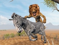 Jeu gratuit en ligne sur les animaux - Lion King Simulator : Wildlige animal hunting - Simulateur Le Roi Lion : Chasse d'animaux sauvages
