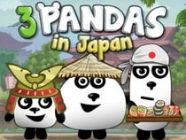 Jeu gratuit en ligne sur les animaux - 3 Pandas in Japan - 3 Pandas au Japon