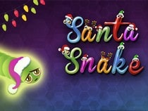 Jeu gratuit en ligne sur les animaux - Santa Snake - Serpent de Noël
