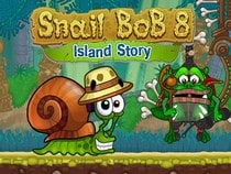 Jeu gratuit en ligne sur les animaux - Snail Bob 8 Island story - Bob l'Escargot 8 Histoire de l'île