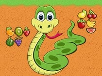 Jeu gratuit en ligne sur les animaux - Fruit snake - Serpent et fruit