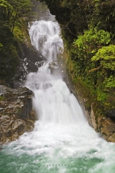 Jeu Puzzle Casse-tête en ligne Paysages Chutes d'eau Falls Creek Nouvelle Zélande