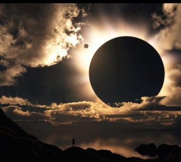 Jeu Puzzle Casse-tête en ligne Astronomie Univers Espace Soleil Eclipse