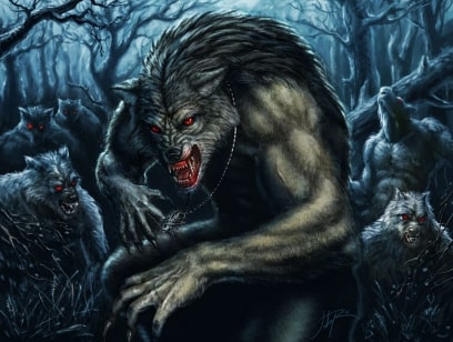 Jeu Puzzle Casse-tête en ligne Animaux légendaires mythiques fantastiques Loups-garous Lycanthropes