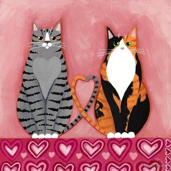 Jeu Puzzle Casse-tête en ligne Animaux Chats Love Cats Conners