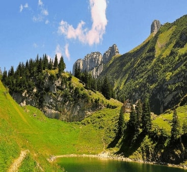Jeu Puzzle Casse-tête en ligne Paysages Montagnes Alpes Suisse