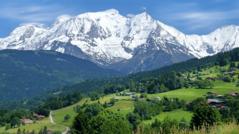 Jeu Puzzle Casse-tête en ligne Paysages Montagnes Mont-Blanc