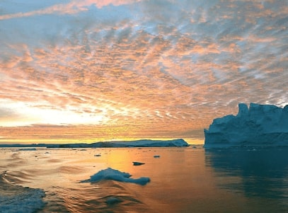 Jeu Puzzle Casse-tête en ligne Paysages Soleil levant Groenland