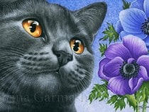 Jeu Puzzle Casse-tête en ligne Animaux Chats Fleurs Anémones