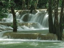 Jeu Puzzle Casse-tête en ligne Paysages Cascades Forêt Laos