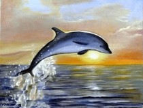 Jeu Puzzle Casse-tête en ligne Animaux marins Dauphins Flipper