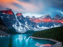 Jeu Puzzle Casse-tête en ligne Paysages Miroir Montagnes Lac