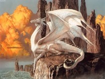 Jeu Puzzle Casse-tête en ligne Animaux légendaires mythiques fantastiques Dragon argenté