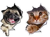 Stickers muraux avec des Animaux familiers - Chats et Chiens