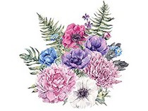 Stickers muraux avec des Fleurs, Arbres, Plantes et Nature