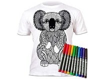 Tee-shirts à colorier avec des animaux